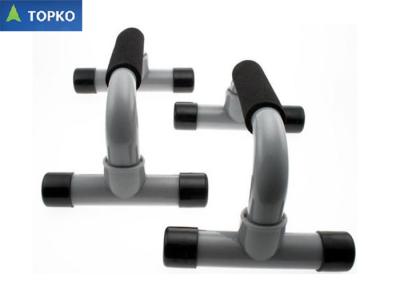 China Custom Exercise Fitness Accessories Pair of Push Up Bars with Foam Padded Grips for sale