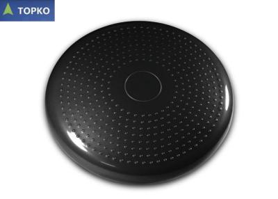 China Black Inflatable Yoga Pilate Core Balance Disc Cushion / Fitball Seating Disc for sale