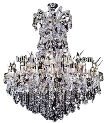 China Maria Theresa Lamps China Traditional Shining Grandview Gallery Crystal Lobby Chandelier Light for sale