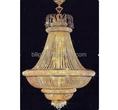 China Modern Made in Basket Handmade Classic Indoor Crystal French Empire Porcelain Chandelier Lighting for sale