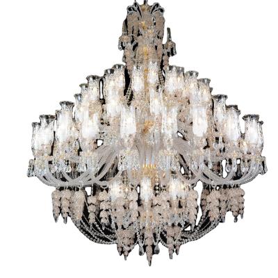 China 2021 new design hot sale traditional french baccarat chandelier 64 large lights made in china for sale