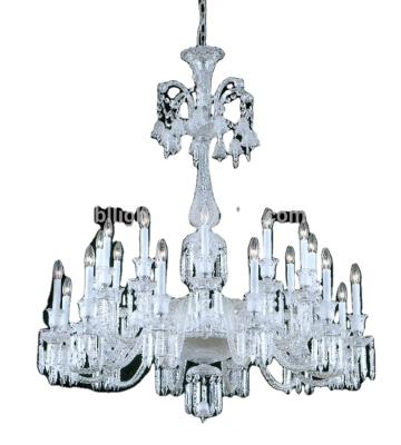 China Baccarat Traditional Modern French Style Baccarat Chandelier Classic Style 24lights for sale