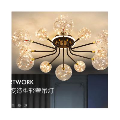 China Nordic Modern Minimalist Ceiling Lamp Living Room Home Atmosphere Bedroom Dining Room Lighting Nordic Luxury Lighting for sale