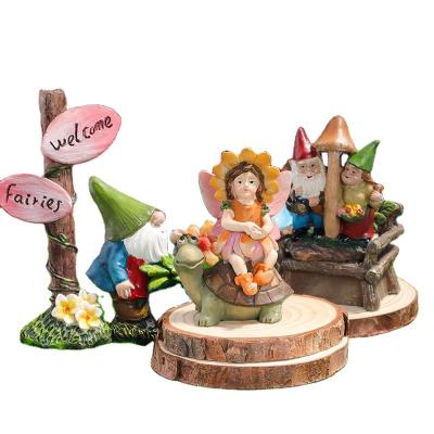 China Remembrance & Custom Fairy Flower Pot DIY Decoration Flower Pot DIY Garden Personality Garden Dinosaur Pot Resin Artifact for sale