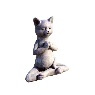 China Wholesale Handmade Dog Yoga Resin Statue Resin Statue Buddha Zen Turtle Frog Figurine Garden Meditating Animal Garden Ornament Cat Garden Statue Decoration Animal for sale