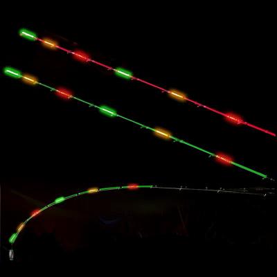 China Fiberglass Reinforced Plastics Fishing Night Light 55cm Red and Green Night Light Fishing Stick Fishing Night Light Stick for sale