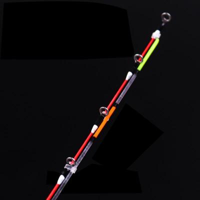 China 55cm Nanofiber No.0 Fish Rod Tip Eleven Fuji MOPG Guide Eyes Fishing Rod Luminous Fiber Optic Parts for sale