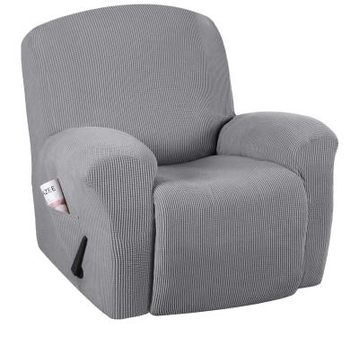 China Modern Jacquard Stretch Recliner Cover Spandex Soft Fitted Sofa Couch Cover Washable Furniture Protector With Elastic for sale