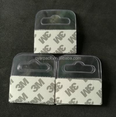 China Packing hanging paste and product hole reinforcement to reinforce. Wholesale PVC Adhesive Clear Plastic Label Hanger Tag Hanger Tag With Puncher for sale