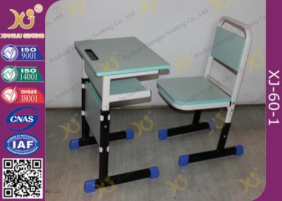 China Grade School Moulded Board Single Student Classroom Desk And Chair Set for sale