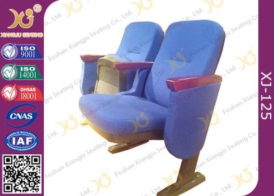 China Commercial Level Church Auditorium Seating Floor Fixed Low Back Church Chair for sale