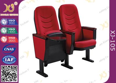 China Folded Auditorium Theater Seating , Plastic Stackable Church Auditorium Chairs for sale