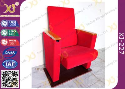 China Red Fabric Auditorium Hall Theatre Seating Living Room Furniture for sale