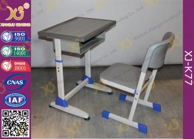 China School Furniture Single Student Desk And Chair With Strengthened Station Leg for sale