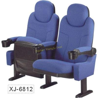 Chine Chaises à la maison bleues de théâtre de cinéma avec l'accoudoir confortable de bien mobilier de l'appui-tête pp à vendre