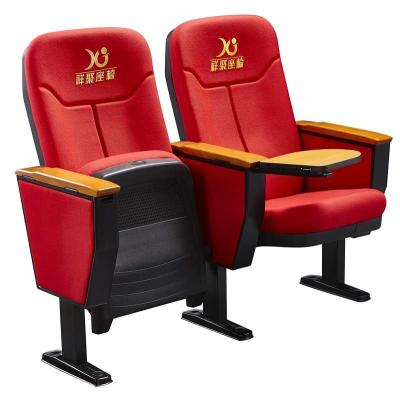 China Comfortable Lecture Hall Auditorium Chairs With Iron Leg Fire Retardent for sale