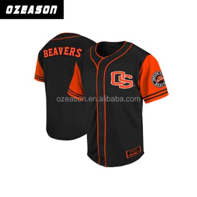 China Full Dye Breathable Sublimation Blank Baseball Uniform Custom Baseball Tank Tops for sale