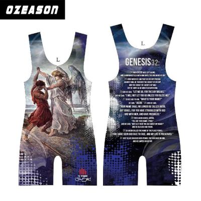 China Airy/Dri Custom 2021 Professional Design OEM Sublimated Wrestling Singlets/Colorful Wrestling Suit/3D Printed Wrestling Singlet Made In China for sale