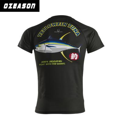 China OEM Anti-UV Customize Polyester Anti UV Tournament Fishing T-Shirt for sale