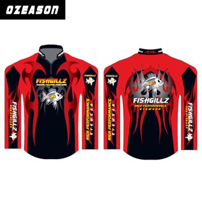 China Custom Made Polyester Quick Dry Fishing Shirts 100% UV Protection Anti-UV for sale