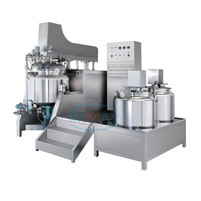 China food & Beverage Factory Hot Sale 50L 100L 200L 300L 500L Vacuum Homogenizer Industrial Cosmetic Cream Emulsifier for sale