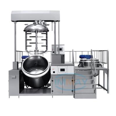 China food & Beverage Factory Vacuum Mixer Homogenizer 300L Electric Heating Mixing Tank To Kenya for sale