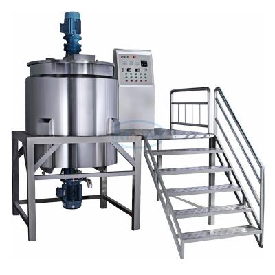 China Liquid with hanging solids hot sale liquid detergent mixer, hand sanitizer making machine, industrial tomato ketchup making machine for sale