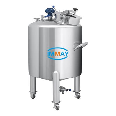 China Easy Operation Food/Cosmetic/Ketchup 500L Industrial Stainless Steel Moving Sealed Storage Tank Pharmaceutical/Chemical Industries Large With Mixing Function for sale