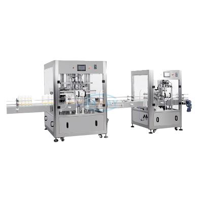 China Automatic Food 1L-5L Piston Control Filling Machine Peanut Butter Filling Machine Equipment To Austria for sale