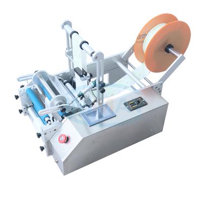 China Semi-automatic Food Round Bottle Labeling Machine High Precision Labeling Shampoo Bottle Labeler for sale