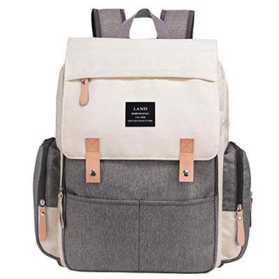 China 100% Customs Eco-Friendly Your Own Logo Diaper Bag Backpack Baby Diaper Backpack Diaper Bags Large For Baby Boy for sale