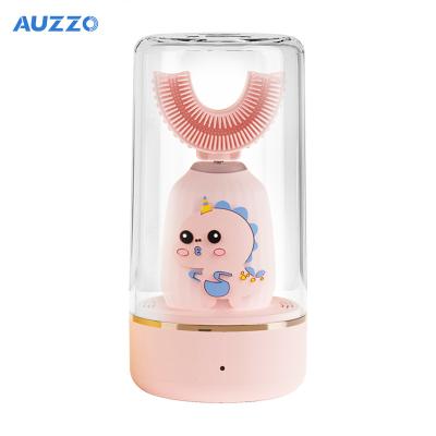 China Bpa U Shape Silicone Food Grade Silicone Teether Free Material Baby Toothbrush Deep Cleaning U Shaped Toothbrush For Kids Children for sale