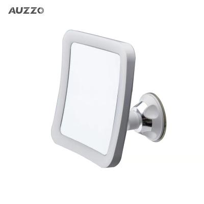 China Protable Bathroom Wall Mount Battery Cosmetic Magnifying Makeup Mirror With Suction Cup for sale