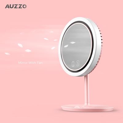 China Protable Led Lights Make Up Smart Vanity Mirror Touch Screen Mirror Makeup Mirror for sale