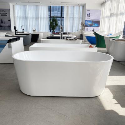 China Large Tub Wholesale Free Standing Bathtub 1.7m Acrylic Bathroom for sale