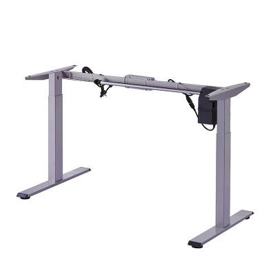 China Wholesale Adjustable Height Table Electric Frame Frame Lift Steel Desk Frame (Height) for sale