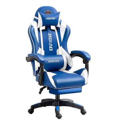 China (Size) Wholesale Custom Logo Luxury Leather Adjustable RGB Comfort Office Home Racing Gaming Chair for sale