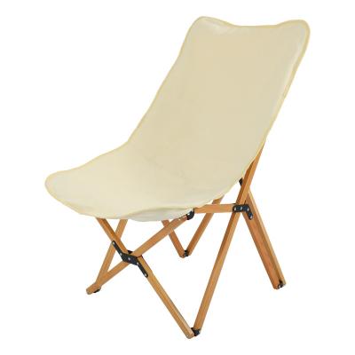 China Manufacturer Wholesale Modern Outdoor Camping Beech Butterfly Chair Sketch Portable Leisure Folding Chair for sale