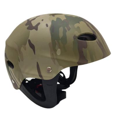 China ABS Water Helmet With Camouflage Print , Camouflage Style Water Kayak Helmet for sale