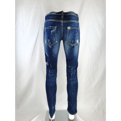 China 2022 hot sale good quality QUICK DRY men s big fashion stock ripped skinny jeans for sale