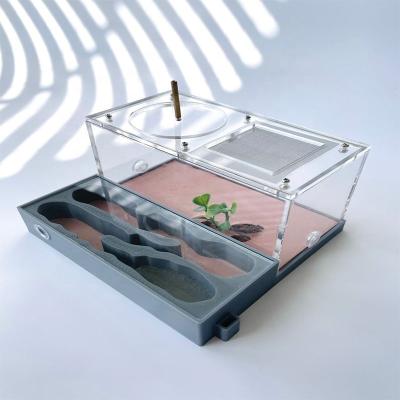 China TF Acrylic Ant Farm 3D Printed Nest With Acrylic Feeding Area for sale