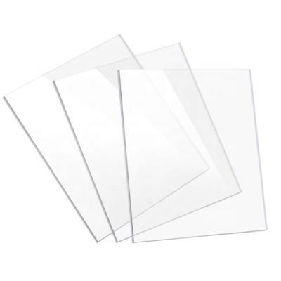 China Decoration customize A3 A4 A5 cut size acrylic plastic clear transparent transparent perspex sheet for laser cutting for sale