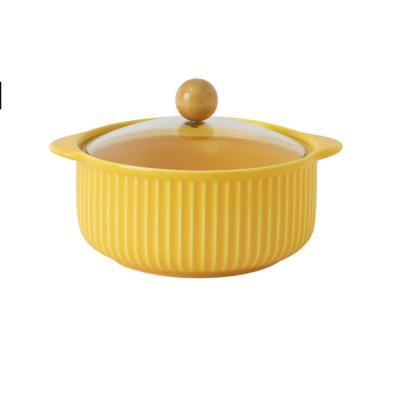 China 2021 viable special hot sale ceramic miso soup bowl set ceramic with handle for sale