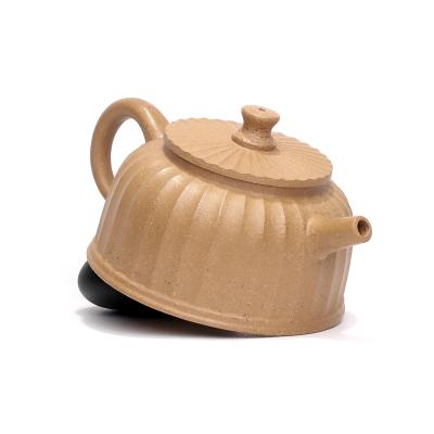 China Wholesale Custom Stocked High Quality Authentic Purple Teapot Clay Chinese Style Purple Sand Tea Set Teapot for sale