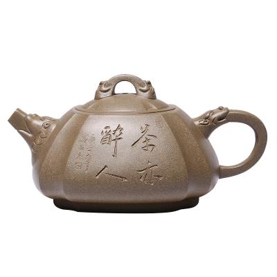 China Factory Stocked Wholesale Hot Selling Yixing Clay Teapot Chinese Zisha Classic Reusable Purple Teapot High Quality for sale