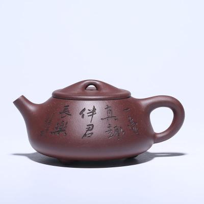 China Pure Handmade Purple Clay Teapot Classic Cast Ceramic Teapot Multiple Styles Ceramic Teapot for sale