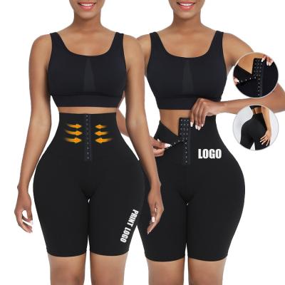 China 2021 High Shape Wear Women Waist Trainers Antibacterial Waist Trainers Gaiters Wholesale Slimming Shorts Custom Made Shorts for sale