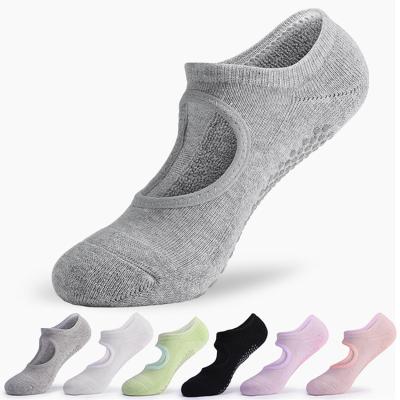 China High Quality Antibacterial Fashion Cotton Towel Custom Yoga Socks Thermal Anti-Slip Terry Non-Slip Women Yoga Socks for sale