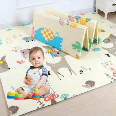 China OEM factory baby play mat baby xpe folding crawling mat non-toxic waterproof anti-permeable baby play mat for sale