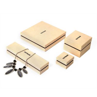 China Recycled Custom Jewelry Packaging Box Necklace Earrings Ring Box Ornaments Packaging Box Drawer Jewelry Cardboard Bracelet Materials Storage Pendant for sale